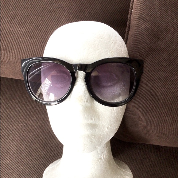 Le Specs Accessories - Le Specs JEALOUS GAMES Black Violet Oval Sunglasses